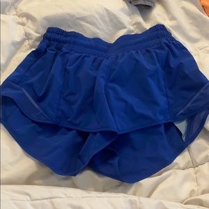 Blue Hotty Hot 2.5 Lululemon Shorts